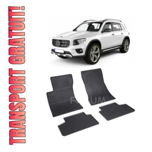 Set 4 covorase Mercedes Glb 2019-prezent, din cauciuc 100%, compatibile cu autoturismul MERCEDES GLB