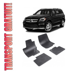Set 4 covorase Mercedes Gle Coupe 2015-2019, din cauciuc 100%, compatibile cu autoturismul MERCEDES GLE
