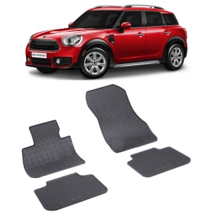 Set 4 covorase Mini Countryman 2017-prezent, din cauciuc 100%, compatibile cu autoturismul MINI Countryman v6227