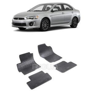 Set 4 covorase Mitsubishi Lancer 2008-2017, din cauciuc 100%, compatibile cu autoturismul MITSUBISHI Lancer v2497