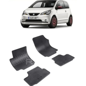 Set 4 covorase Seat Mii 2012-2019, din cauciuc 100%, compatibile cu autoturismul SEAT Mii v5387
