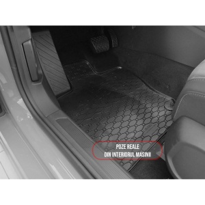 Set 4 covorase Volkswagen Golf Viii Etsi Hatchback 2020-prezent, din cauciuc 100%, compatibile cu autoturismul Volkswagen Golf v5011