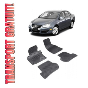 Set 4 covorase Volkswagen Jetta 2005-2011, din cauciuc 100%, compatibile cu autoturismul Volkswagen Jetta