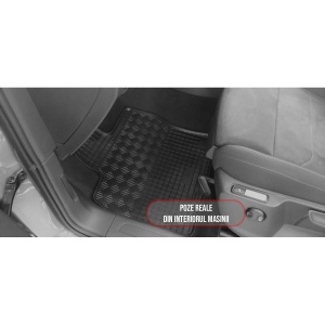 Set 4 covorase Volkswagen Touran 2015-prezent, din cauciuc 100%, compatibile cu autoturismul Volkswagen Touran v5095