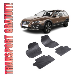 Set 4 covorase Volvo Xc70 2011-2016, din cauciuc 100%, compatibile cu autoturismul VOLVO XC70