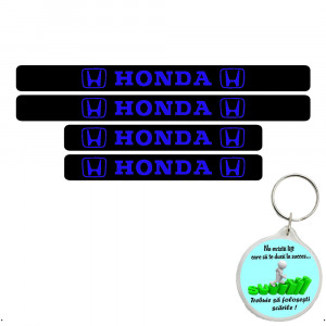 Set 4 protectii praguri auto autoadezive Honda si breloc Succes, accesorii pentru autoturismul tau - masina v246950