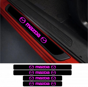 Set 4 protectii praguri auto autoadezive Mazda si breloc Succes, accesorii pentru autoturismul tau - masina v246826