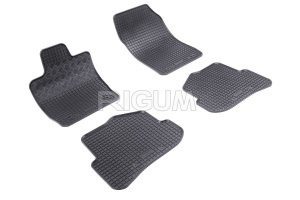 Set 5 covorase AUDI A1 8X din 09.2010-05.2018, cu covoras tunel median, CAROSERIE HATCHBACK, Presuri cauciuc 100%, compatibil cu autoturismul AUDI A1 8X, Rigum - Img 3