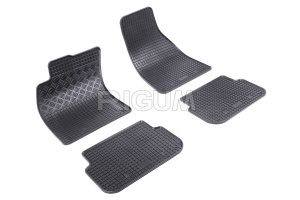 Set 5 covorase AUDI A6 C6 din 03.2004-2008, cu covoras tunel median, CAROSERIE SEDAN INAINTE DE FACELIFT DIN 2006, Presuri cauciuc 100%, compatibil cu autoturismul AUDI A6 C6, Rigum - Img 3