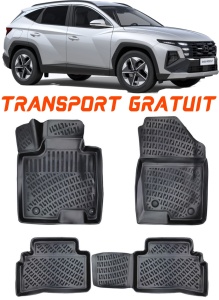Set 5 Covorase Auto Hyundai Tucson IV din 2020 pana 2024 inclusiv modele Hybrid accesorii pentru autoturismul tau - masina v22724