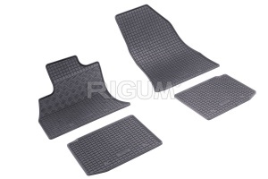 Set 5 covorase FIAT 500 L din 2012-2022, cu covoras tunel median, CAROSERIE HATCHBACK, Presuri cauciuc 100%, compatibil cu autoturismul FIAT 500 L, Rigum - Img 3