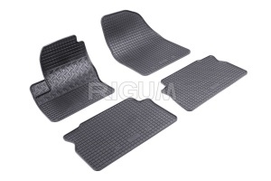 Set 5 covorase FORD C-MAX I din 2003-10.2010, cu covoras tunel median, CAROSERIE VAN, Presuri cauciuc 100%, compatibil cu autoturismul FORD C-MAX I, Rigum - Img 3