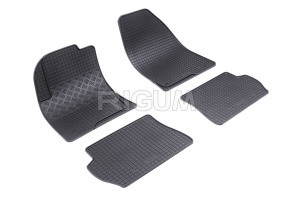 Set 5 covorase FORD FIESTA V din 2002-09.2008, cu covoras tunel median, CAROSERIE HATCHBACK, Presuri cauciuc 100%, compatibil cu autoturismul FORD FIESTA V, Rigum - Img 3