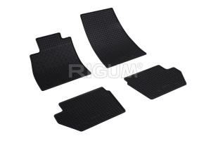 Set 5 covorase FORD PUMA din 10.2019-PREZENT, cu covoras tunel median, CAROSERIE SUV, Presuri cauciuc 100%, compatibil cu autoturismul FORD PUMA, Rigum - Img 3