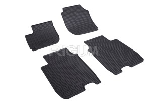 Set 5 covorase HONDA HR-V II din 11.2013-2022, cu covoras tunel median, CAROSERIE SUV, Presuri cauciuc 100%, compatibil cu autoturismul HONDA HR-V II, Rigum - Img 3