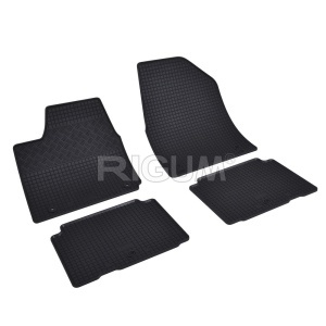 Set 5 covorase HYUNDAI IONIQ 5 din 2021-PREZENT, cu covoras tunel median, CAROSERIE HATCHBACK, Presuri cauciuc 100%, compatibil cu autoturismul HYUNDAI IONIQ 5, Rigum - Img 3