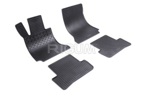 Set 5 covorase MERCEDES C-CLASS W204 din 04.2007-02.2014, cu covoras tunel median, CAROSERIE SEDAN, Presuri cauciuc 100%, compatibil cu autoturismul MERCEDES C-CLASS W204, Rigum - Img 3