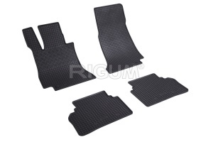 Set 5 covorase MERCEDES E-CLASS W213 din 11.2016-07.2023, cu covoras tunel median, CAROSERIE COMBI, Presuri cauciuc 100%, compatibil cu autoturismul MERCEDES E-CLASS W213, Rigum - Img 3