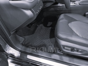 Set 5 covorase MERCEDES X-CLASS CLASA X din 01.2016-PREZENT, cu covoras tunel median, CAROSERIE PICK-UP, Presuri cauciuc 100%, compatibil cu autoturismul MERCEDES X-CLASS CLASA X, Rigum - Img 5
