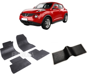 Set 5 covorase NISSAN JUKE I din 06.2010-05.2014, cu covoras tunel median, CAROSERIE SUV, Presuri cauciuc 100%, compatibil cu autoturismul NISSAN JUKE I, Rigum - Img 2
