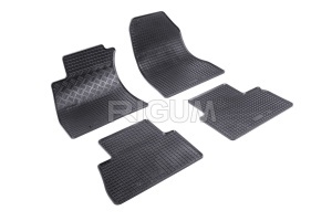 Set 5 covorase NISSAN JUKE I din 06.2010-05.2014, cu covoras tunel median, CAROSERIE SUV, Presuri cauciuc 100%, compatibil cu autoturismul NISSAN JUKE I, Rigum - Img 3