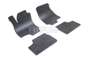 Set 5 covorase OPEL ASTRA G din 1998-2009, cu covoras tunel median, CAROSERIE COMBI, Presuri cauciuc 100%, compatibil cu autoturismul OPEL ASTRA G, Rigum - Img 3