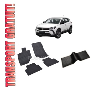 Set 5 covorase OPEL GRANDLAND HYBRID din 2025-PREZENT, cu covoras tunel median, CAROSERIE SUV, Presuri cauciuc 100%, compatibil cu autoturismul OPEL GRANDLAND HYBRID, Rigum