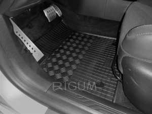 Set 5 covorase RENAULT MEGANE IV din 01.2017-PREZENT, cu covoras tunel median, CAROSERIE SEDAN, Presuri cauciuc 100%, compatibil cu autoturismul RENAULT MEGANE IV, Rigum - Img 5