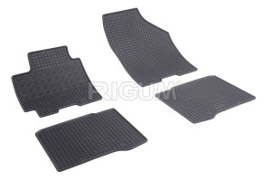 Set 5 covorase SUZUKI BALENO II din 05.2016-PREZENT, cu covoras tunel median, CAROSERIE HATCHBACK, Presuri cauciuc 100%, compatibil cu autoturismul SUZUKI BALENO II, Rigum - Img 3