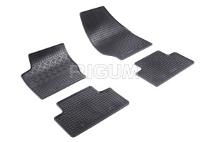 Set 5 covorase VOLVO XC 90 I din 2002-04.2015, cu covoras tunel median, CAROSERIE SUV, Presuri cauciuc 100%, compatibil cu autoturismul VOLVO XC 90 I, Rigum - Img 3
