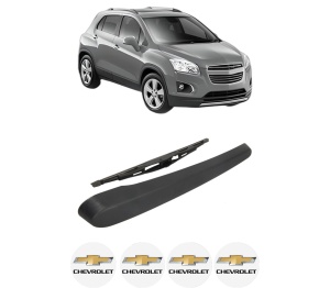 Set brat stergator spate cu lamela pentru CHEVROLET TRAX din 2012-2013, pentru spate, din cauciuc siliconat rezistent, 4 stickere auto CHEVROLET v2513