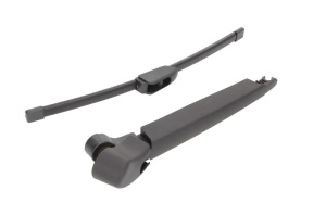 Set brat stergator spate cu lamela pentru HYUNDAI i30 Estate (GD) din 2012-2017, pentru spate, din cauciuc siliconat rezistent, 4 stickere auto HYUNDAI v1873