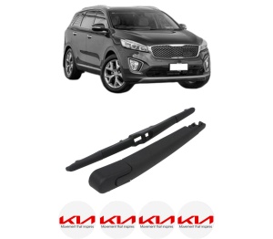 Set brat stergator spate cu lamela pentru KIA SORENTO III (UM) din 2015-2020, pentru spate, din cauciuc siliconat rezistent, 4 stickere auto KIA v1673