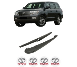 Set brat stergator spate cu lamela pentru TOYOTA LAND CRUISER 200 (_J2_) din 2008-2012, pentru spate, din cauciuc siliconat rezistent, 4 stickere auto TOYOTA v390