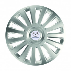 Set Capace Roti Argintiu Lux cu spite late compatibil cu Mazda accesorii pentru autoturismul tau - masina v113558