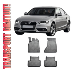 Set covorase AUDI A4 B8, din 01.2008 - 10.2015, covorase tavita, caroserie SEDAN, compatibile cu autoturismul AUDI A4 B8, ARISTAR