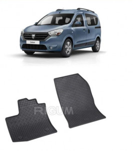set covorase auto dedicate, din cauciuc 100% Premium Dacia Dokker, Van, fabricat din 11.2012 - Prezent, 2 Locuri accesorii pentru autoturismul tau - masina v160846