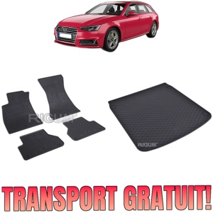 Set Covorase Auto Si Tavita Portbagaj AUDI A4 B9 din 11.2015 - 2026, caroserie combi, INCLUSIV FACELIFT