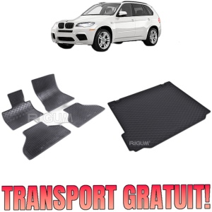 Set Covorase Auto Si Tavita Portbagaj BMW X5 E70 din 04.2007 - 09.2013, caroserie suv,