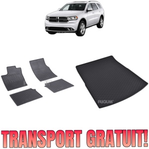 Set Covorase Auto Si Tavita Portbagaj DODGE DURANGO 3 WK2 FACELIFT 1 din 2014 - 2020, caroserie suv, 7 LOCURI RAND 3 CULCAT