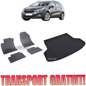 Set Covorase Auto Si Tavita Portbagaj KIA CEED III din 09.2018 - 2026, caroserie combi,