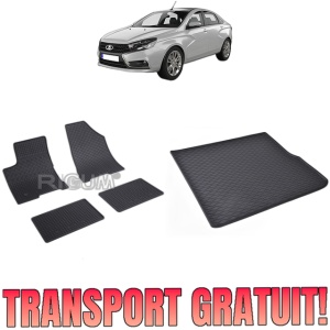 Set Covorase Auto Si Tavita Portbagaj LADA VESTA din 2015 - 2026, caroserie combi,