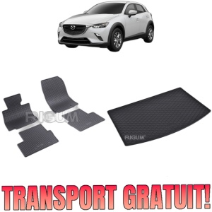 Set Covorase Auto Si Tavita Portbagaj MAZDA CX -3 din 06.2015 - 12.2021, caroserie suv,