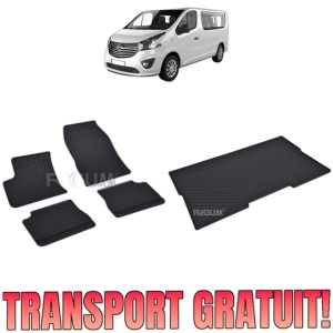 Set Covorase Auto Si Tavita Portbagaj OPEL MOKKA -E B din 02.2021 - 2026, caroserie suv, AMPATAMENT L1, 8-9 LOCURI