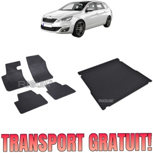 Set Covorase Auto Si Tavita Portbagaj PEUGEOT 308 II din 06.2014 - 2026, caroserie combi,