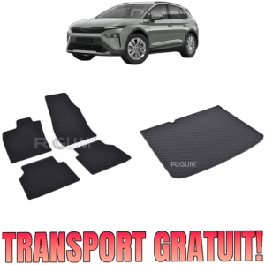 Set Covorase Auto Si Tavita Portbagaj SKODA ELROQ din 2025 - 2026, caroserie suv,