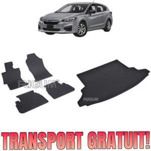Set Covorase Auto Si Tavita Portbagaj SUBARU IMPREZA V din 09.2017 - 2023, caroserie hatchback,