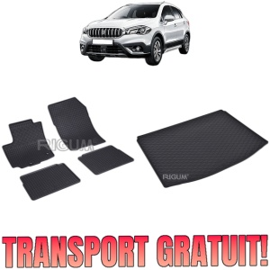Set Covorase Auto Si Tavita Portbagaj SUZUKI SX4 S-CROSS HYBRID din 02.2020 - 2026, caroserie suv hybrid, PORTBAGAJ SUPERIOR