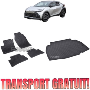 Set Covorase Auto Si Tavita Portbagaj TOYOTA C-HR HYBRID din 2024 - 2026, caroserie suv,