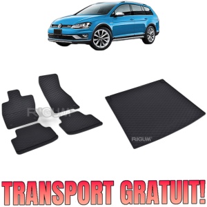 Set Covorase Auto Si Tavita Portbagaj VOLKSWAGEN GOLF 8 MHEV din 11.2020 - 2026, caroserie combi, PORTBAGAJ INFERIOR SI SUPERIOR